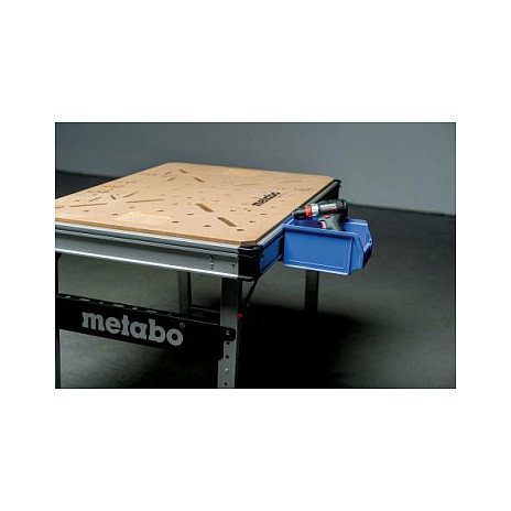 Metabo MWB100 Mesa Multifuncion Rectangular de Madera Ajustable en Altura y Plegable, Beige Metalico, Patas en H, 710 mm Metabo MWB100 Mesa Multifuncion Rectangular de Madera Ajustable en Altura y Plegable, Beige Metalico, Patas en H, 710 mm