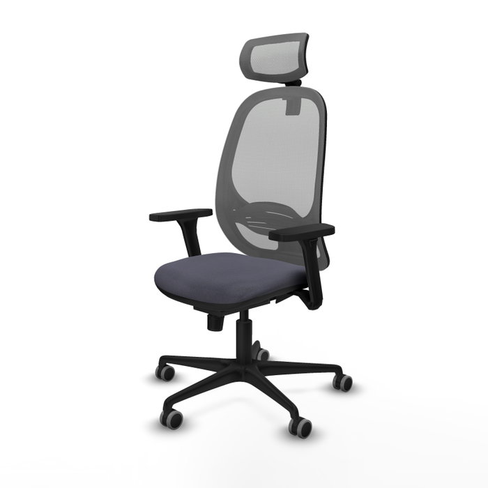 PIQUERAS Y CRESPO Silla de oficina Cilanco con Mecanismo Sincro, Gris PIQUERAS Y CRESPO Silla de oficina Cilanco con Mecanismo Sincro, Gris