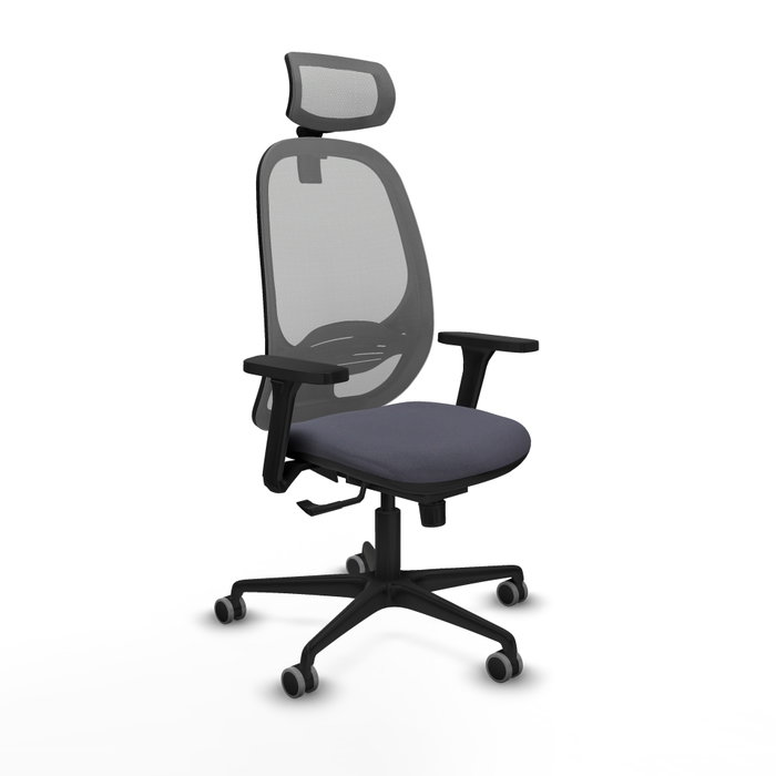 PIQUERAS Y CRESPO Silla de oficina Cilanco con Mecanismo Sincro, Gris PIQUERAS Y CRESPO Silla de oficina Cilanco con Mecanismo Sincro, Gris