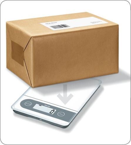 Beurer KS-59 XXL Balanza de Cocina 20 Kg Superficie Extra Grande