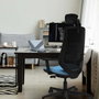 PIQUERAS Y CRESPO Silla de oficina Mardos con mecanismo Sincro/Traslack Rosa y Negro