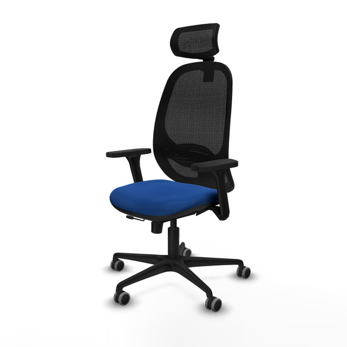PIQUERAS Y CRESPO Silla de oficina Cilanco Azul y Negro PIQUERAS Y CRESPO Silla de oficina Cilanco Azul y Negro