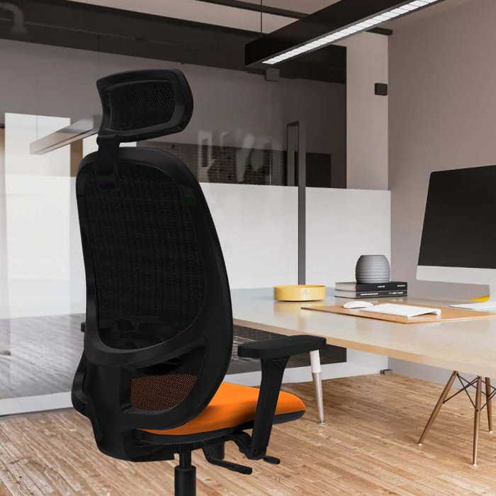 PIQUERAS Y CRESPO Silla de oficina Cilanco Azul y Negro PIQUERAS Y CRESPO Silla de oficina Cilanco Azul y Negro