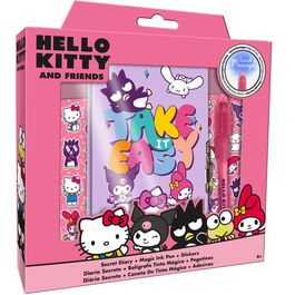 KIDS LICENSING Diario + Bolígrafo Mágico Hello Kitty and Friends