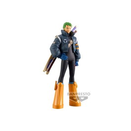 Banpresto Figura Roronoa Zoro DXF The Grandline Series Egghead de One Piece, 17cm