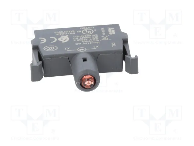ABB Elemento iluminador LED rojo 22mm 415VAC