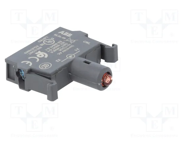 ABB Elemento iluminador LED rojo 22mm 415VAC