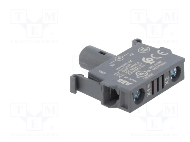 ABB Elemento iluminador LED rojo 22mm 415VAC