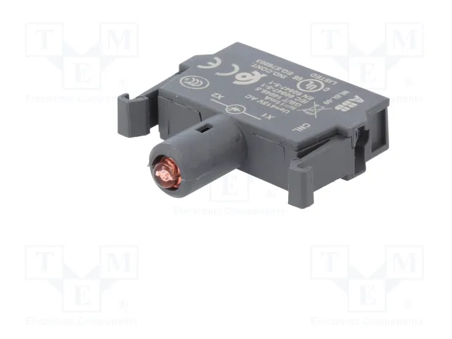 ABB Elemento iluminador LED rojo 22mm 415VAC