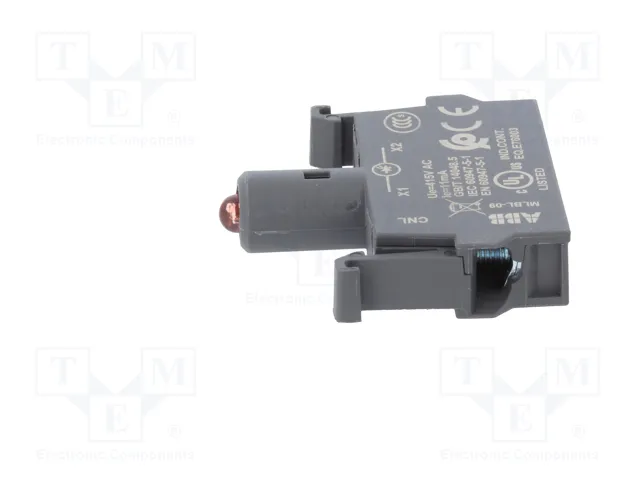 ABB Elemento iluminador LED rojo 22mm 415VAC