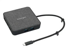 Kensington MD120U4 - Docking Station USB4 & Thunderbolt 4 para Móvil, 2x HDMI 8K 144Hz, Ethernet 2.5Gb/s, 100W PD, para Mac, Windows, iPad
