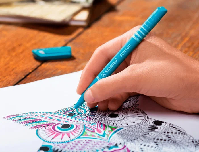 Stabilo Rotulador Sensor Punta de Fibra 0,3 mm Expositor 48 Unidades Colores Surtidos