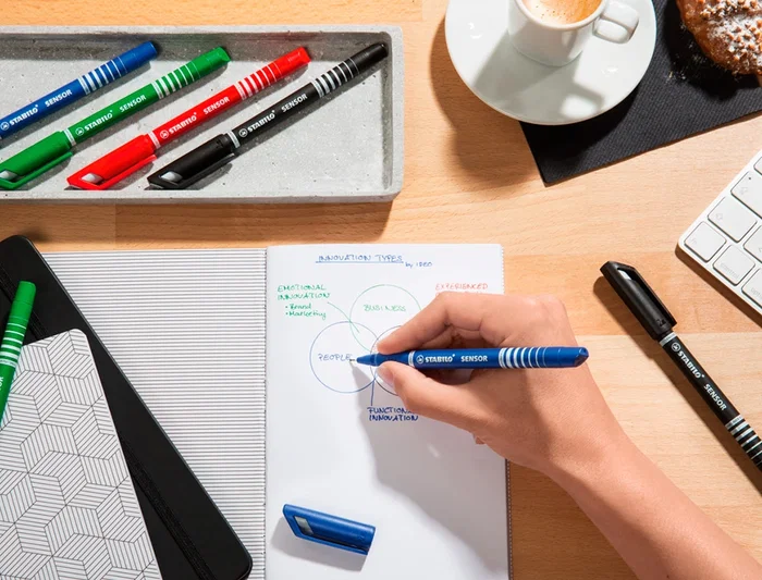 Stabilo Rotulador Sensor Punta de Fibra 0,3 mm Expositor 48 Unidades Colores Surtidos