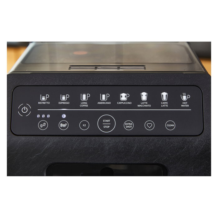 Krups Evidence EA897B Cafetera Espresso Superautomática 15 Bar, 2.3L, con Molinillo Integrado para Granos, 8 Bebidas, 1450 W, Color Gris Slate, ECOdesign