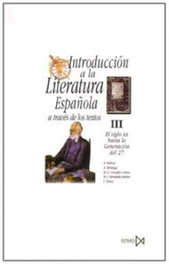 Introducción a la literatura española del siglo XX hasta 1927, Barroso / Berlanga / Gonzalez / Hernande - ISTMO