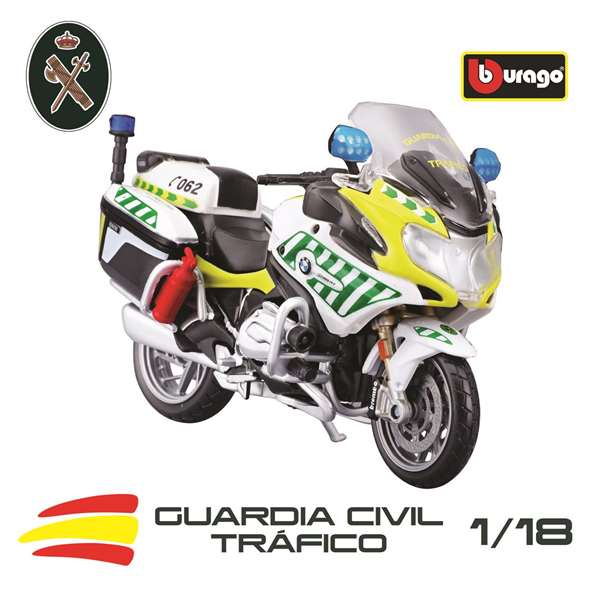 Moto guardia civil bmw r 1200 rt escala 1:18