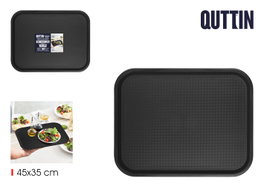 Quttin Bandeja Camarero Black 45X35CM