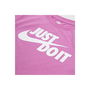 Camiseta de Manga Corta Infantil Nike Nkg Jdi Ss Tee Fucsia