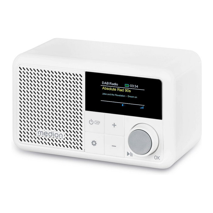 Medion LIFE® S66822 Radio DAB+ Portátil Blanco Medion LIFE® S66822 Radio DAB+ Portátil Blanco