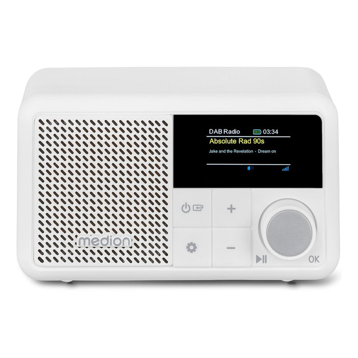 Medion LIFE® S66822 Radio DAB+ Portátil Blanco Medion LIFE® S66822 Radio DAB+ Portátil Blanco
