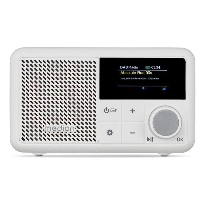 Medion LIFE® S66822 Radio DAB+ Portátil Blanco Medion LIFE® S66822 Radio DAB+ Portátil Blanco