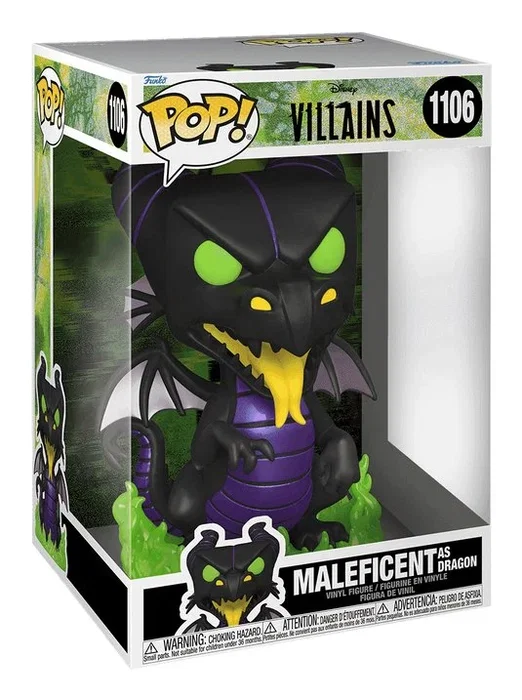 Funko Pop Jumbo Disney Villanos Maléfica Forma Dragón 57354