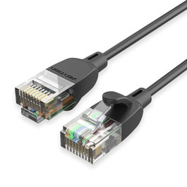 Vention Cable de Red Cat.6A U/UTP 10m Negro Slim 32AWG