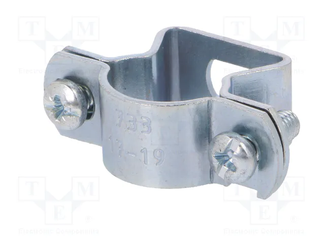 OBO Bettermann ASL 733 20 G Abrazadera de separación con agujero alargado 17-20mm