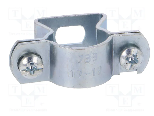 OBO Bettermann ASL 733 20 G Abrazadera de separación con agujero alargado 17-20mm