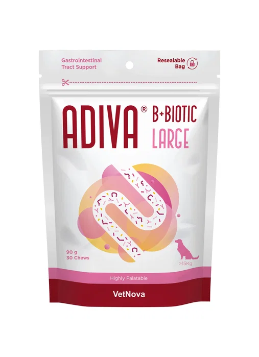 Vetnova ADIVA B+BIOTIC LARGE 30 CHEWS Vetnova ADIVA B+BIOTIC LARGE 30 CHEWS