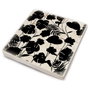Hermia TAB239218124 Felpudo de Cristal de Piedra Natural 4 Piezas 10x10x1 cm