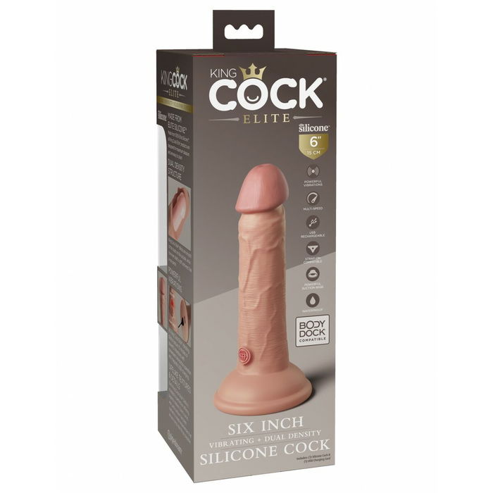 Consolador Realista Pipedream - King Cock Silicona (15 cm)