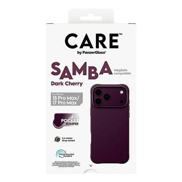 PanzerGlass Samba Case Deep Purple para iPhone 17 Pro Max y 18 Pro Max