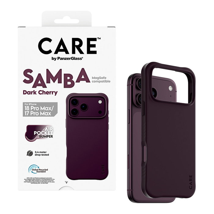 PanzerGlass Samba Case Deep Purple para iPhone 17 Pro Max y 18 Pro Max