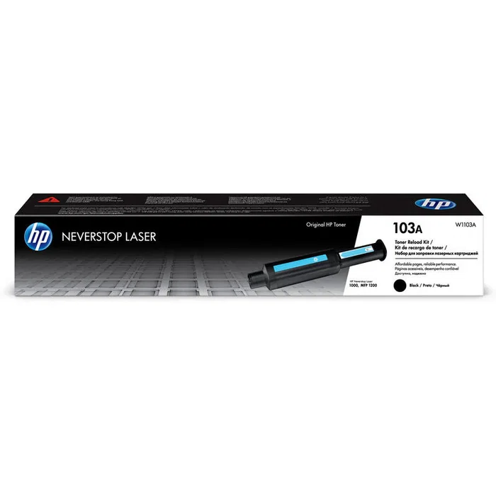 HP Tóner Original 103A Negro, W1103A, Compatible con Laser 1000, 1020, 1200, 2500 páginas, 1 Pieza