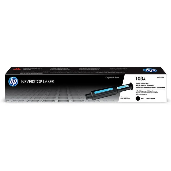 HP 103A Neverstop W1103A Kit de recarga de tóner Negro HP 103A Neverstop W1103A Kit de recarga de tóner Negro