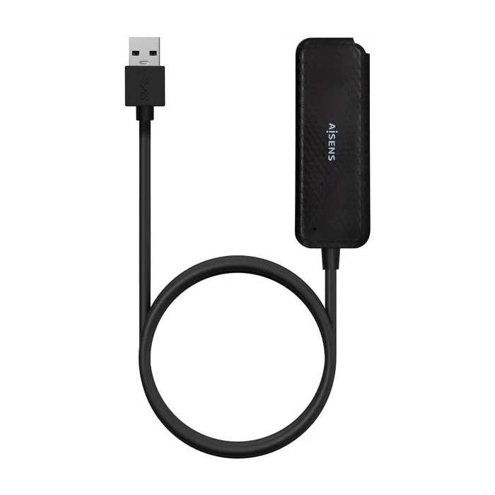 Aisens Hub USB 3.0 con 4 Puertos, Negro, 60cm