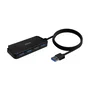 Aisens Hub USB 3.0 A106-0714 con 4 puertos USB 3.2 Gen 1, Negro, 60cm