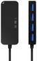 Aisens Hub USB 3.0 A106-0714 con 4 puertos USB 3.2 Gen 1, Negro, 60cm