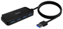 Aisens Hub USB 3.0 A106-0714 con 4 puertos USB 3.2 Gen 1, Negro, 60cm