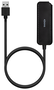 Aisens Hub USB 3.0 A106-0714 con 4 puertos USB 3.2 Gen 1, Negro, 60cm