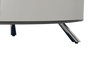 DKD Home Decor Mesa Centro Moderno Beige Blanco Marmol Acero 75 x 40 x 140 cm