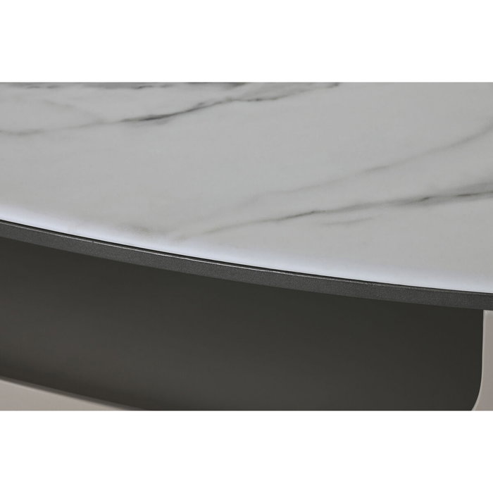 DKD Home Decor Mesa de Centro Mármol y Acero Beige DKD Home Decor Mesa de Centro Mármol y Acero Beige