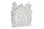 DKD Home Decor Nacimiento de Porcelana Blanco con LED