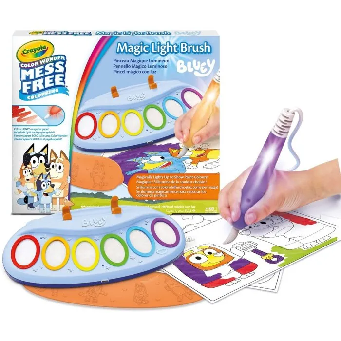 Crayola Pincel Mágico Luminoso Color Wonder Azul para Mayores de 3 Años Crayola Pincel Mágico Luminoso Color Wonder Azul para Mayores de 3 Años