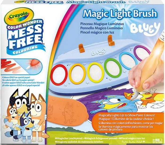CRAYOLA Pincel Mágico Luminoso Color Wonder Bluey - Azul