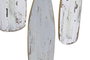 DKD Home Decor Decoración de Pared de Madera con Diseño de Remos Desgastado