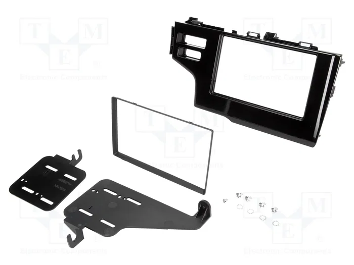 PER.PIC. Bastidor de montaje de radio 2 DIN para Honda Jazz (2015+), brillo negro PER.PIC. Bastidor de montaje de radio 2 DIN para Honda Jazz (2015+), brillo negro