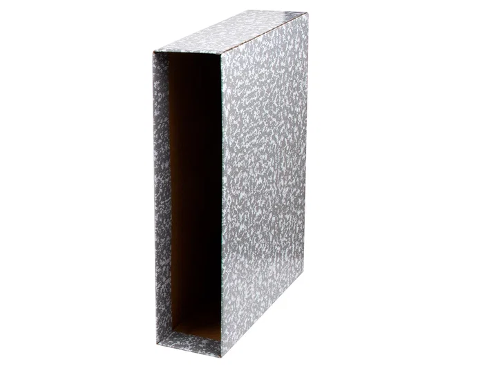 Liderpapel Caja archivador Classic Gris Folio