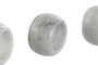 DKD Home Decor Set de 4 Servilleteros de Mármol Blanco